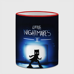 Кружка 3D Little Nightmares 2 МОНО, цвет: 3D-красный кант — фото 2