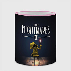 Кружка 3D Little Nightmares 2 пламя, цвет: 3D-розовый кант — фото 2