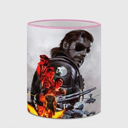 Кружка 3D Metal Gear, цвет: 3D-розовый кант — фото 2