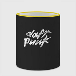 Кружка 3D Daft Punk, цвет: 3D-желтый кант — фото 2
