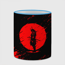 Кружка 3D САМУРАИ SAMURAI, цвет: 3D-небесно-голубой кант — фото 2