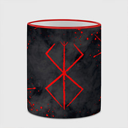 Кружка 3D BERSERK БЕРСЕРК КЛЕЙМО, цвет: 3D-красный кант — фото 2