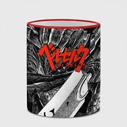 Кружка 3D BERSERK БЕРСЕРК, цвет: 3D-красный кант — фото 2