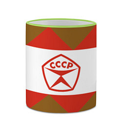 Кружка 3D Советское печенье, цвет: 3D-светло-зеленый кант — фото 2