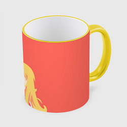 Кружка 3D Gabriel DropOut Gabriel, цвет: 3D-желтый кант