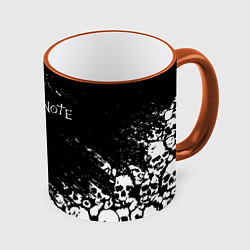 Кружка 3D DEATH NOTE ТЕТРАДЬ СМЕРТИ, цвет: 3D-оранжевый кант