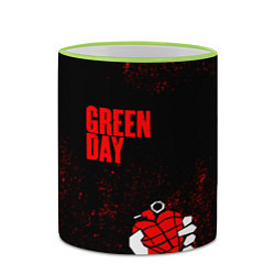 Кружка 3D Green day, цвет: 3D-светло-зеленый кант — фото 2