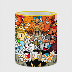Кружка 3D CUPHEAD, цвет: 3D-желтый кант — фото 2