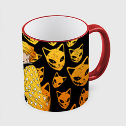 Кружка 3D ЗЕНИТЦУ КЛИНОК РАССЕКАЮЩИЙ, цвет: 3D-красный кант