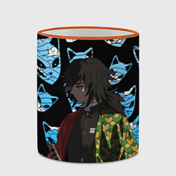 Кружка 3D ГИО ТОМИОКА КЛИНОК, цвет: 3D-оранжевый кант — фото 2