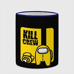 Кружка 3D Among Us Kill Bill, цвет: 3D-синий кант — фото 2