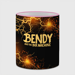 Кружка 3D BENDY LOGO, цвет: 3D-розовый кант — фото 2