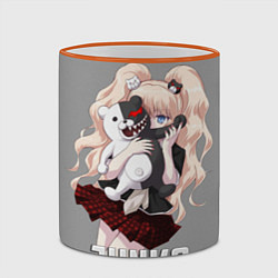 Кружка 3D MONOKUMA JUNKO, цвет: 3D-оранжевый кант — фото 2