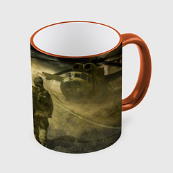 Кружка цветная Metro сталкер