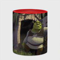 Кружка 3D Shrek: Somebody Once Told Me, цвет: 3D-белый + красный — фото 2