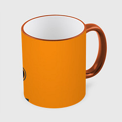 Кружка 3D ГИТАРА, цвет: 3D-оранжевый кант
