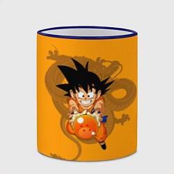 Кружка 3D Kid Goku, цвет: 3D-синий кант — фото 2
