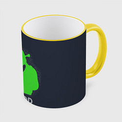 Кружка 3D Shrek: Im good ogre, цвет: 3D-желтый кант