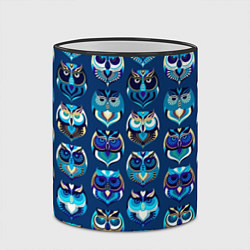 Кружка 3D Совы, цвет: 3D-черный кант — фото 2