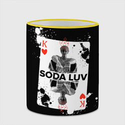 Кружка 3D Репер - SODA LUV, цвет: 3D-желтый кант — фото 2