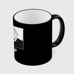 Кружка 3D Ладно, цвет: 3D-черный кант