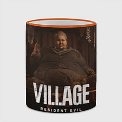 Кружка 3D RESIDENT EVIL VILLAGE, цвет: 3D-оранжевый кант — фото 2