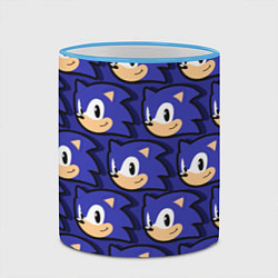 Кружка 3D Sonic pattern, цвет: 3D-небесно-голубой кант — фото 2