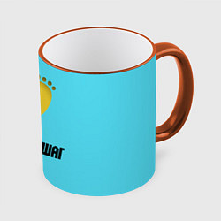 Кружка 3D Сделай шаг colored, цвет: 3D-оранжевый кант