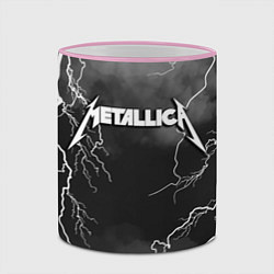 Кружка 3D METALLICA РАЗРЯД МОЛНИИ, цвет: 3D-розовый кант — фото 2