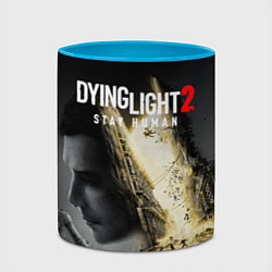 Кружка 3D Dying Light 2 Deluxe, цвет: 3D-белый + небесно-голубой — фото 2