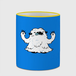 Кружка 3D ЛАНГА ХАСЭГАВА SK8, цвет: 3D-желтый кант — фото 2