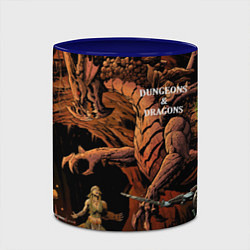 Кружка 3D Dungeons and Dragons Схватка, цвет: 3D-белый + синий — фото 2