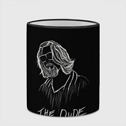 Кружка 3D THE DUDE Большой Лебовски, цвет: 3D-черный кант — фото 2