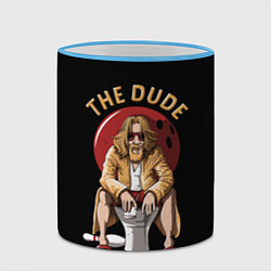 Кружка 3D THE DUDE Big Lebowski, цвет: 3D-небесно-голубой кант — фото 2