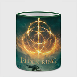 Кружка 3D Elden Ring key art, цвет: 3D-зеленый кант — фото 2