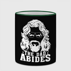 Кружка 3D The dad ABIDES, цвет: 3D-зеленый кант — фото 2