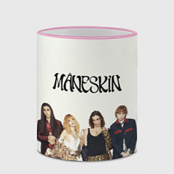 Кружка 3D Maneskin, цвет: 3D-розовый кант — фото 2