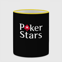 Кружка 3D Poker Stars, цвет: 3D-желтый кант — фото 2