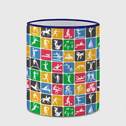 Кружка 3D СПОРТ, цвет: 3D-синий кант — фото 2