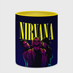 Кружка 3D Nirvana Neon, цвет: 3D-белый + желтый — фото 2