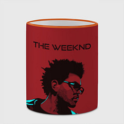 Кружка 3D The weeknd, цвет: 3D-оранжевый кант — фото 2