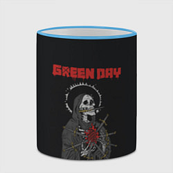 Кружка 3D GreenDay ГринДей Poster Z, цвет: 3D-небесно-голубой кант — фото 2