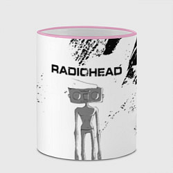 Кружка 3D Radiohead Радиохед Z, цвет: 3D-розовый кант — фото 2