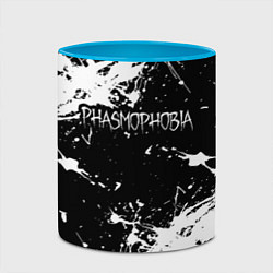Кружка 3D Phasmophobia краска, цвет: 3D-белый + небесно-голубой — фото 2