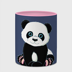 Кружка 3D Милая Панда Sweet Panda, цвет: 3D-белый + розовый — фото 2