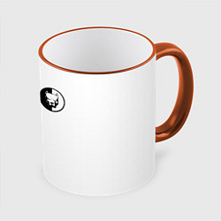 Кружка 3D PITBULL SYNDICATE ПИТБУЛЬ, цвет: 3D-оранжевый кант