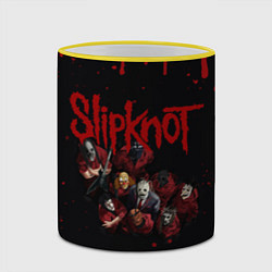 Кружка 3D SLIPKNOT СЛИПКНОТ Z, цвет: 3D-желтый кант — фото 2