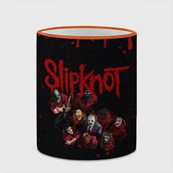 Кружка 3D SLIPKNOT СЛИПКНОТ Z, цвет: 3D-оранжевый кант — фото 2