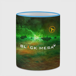 Кружка 3D BLACK MESA HALF-LIFE Z, цвет: 3D-небесно-голубой кант — фото 2