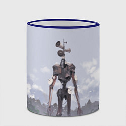 Кружка 3D СИРЕНОГОЛОВЫЙ ЛЕС, цвет: 3D-синий кант — фото 2